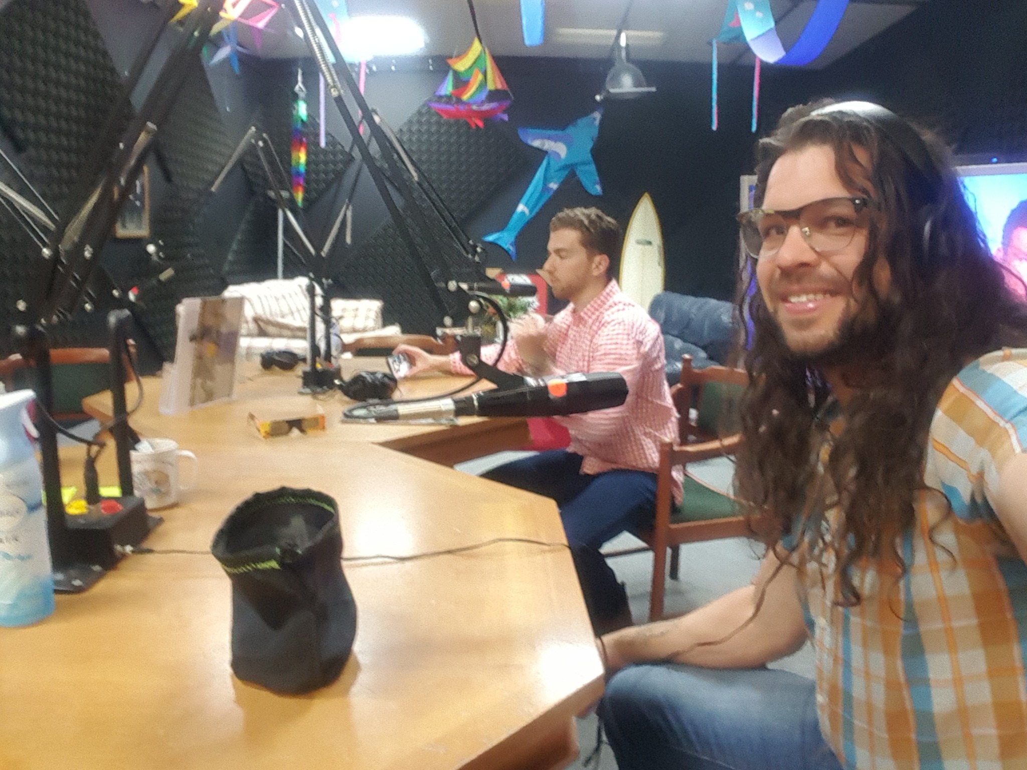 Trezur Bag during a 2017 radio interview